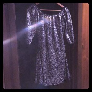 Rodman lightly crocheted mirrored cocktail dress